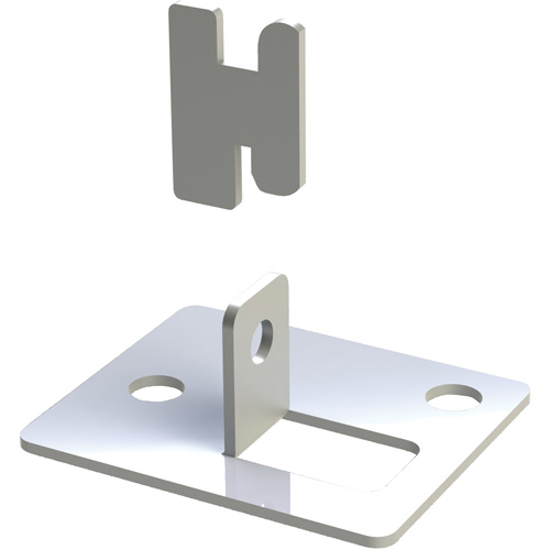 Interlok Boltless Shelving Foot Plate Helyx Safety & Industrial Supplies