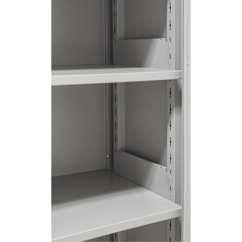 Armoires de rangement Hi-Boy, Acier, 4 Tablettes, 72" h x 36" la x 18" P, Gris Helyx Safety & Industrial Supplies