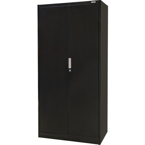 Armoire de rangement Hi-Boy, Acier, 4 Tablettes, 72" h x 36" la x 18" P, Noir Helyx Safety & Industrial Supplies
