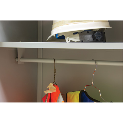 Armoire garde-robe, Acier, 36" la x 18" p x 72" h, Gris Helyx Safety & Industrial Supplies