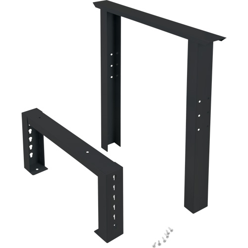 Pattes d'&eacute;tabli pour service industriel, Acier, 24" p x 34" h, Simple Helyx Safety & Industrial Supplies