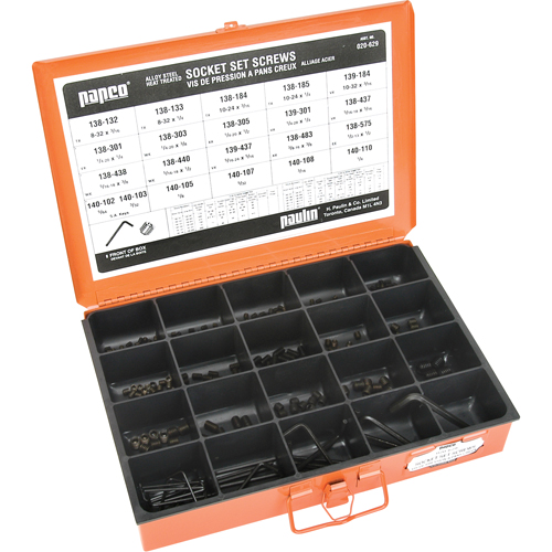 Assortiments de vis &agrave; bout cuvette &agrave; six pans creux Helyx Safety & Industrial Supplies