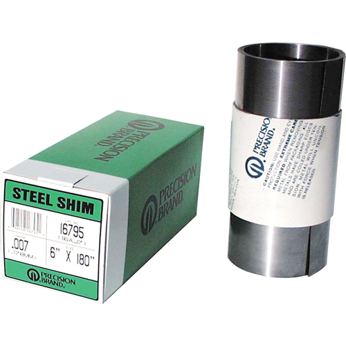 Shim Stock Rolls & Sheets, 0.001" Thickness, Steel Helyx Safety & Industrial Supplies