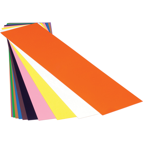 Cales minces chromocod&eacute;es en plastique Helyx Safety & Industrial Supplies