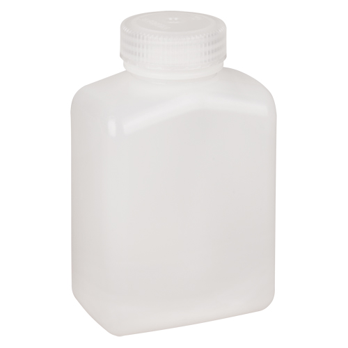 Easy-Grip Space-Saver Bottles, Rectangular, 16 oz., Plastic Helyx Safety & Industrial Supplies