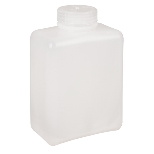Easy-Grip Space-Saver Bottles, Rectangular, 32 oz., Plastic Helyx Safety & Industrial Supplies