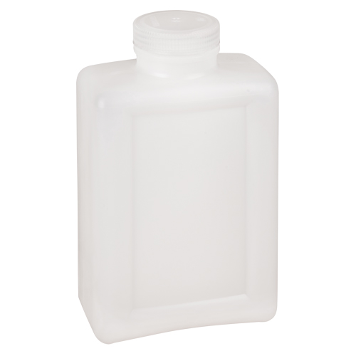 Bouteilles peu encombrantes &agrave; prise facile, Rectangulaire, 64 oz, Plastique Helyx Safety & Industrial Supplies