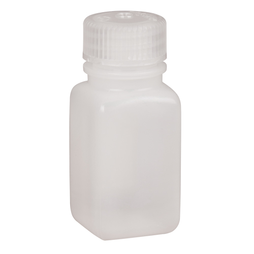 Bouteilles peu encombrantes &agrave; prise facile, Carr&eacute;e, 2 oz, Plastique Helyx Safety & Industrial Supplies