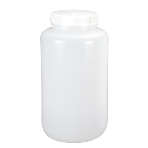 Bouteilles &agrave; large ouverture, Ronde, 1/2 gal., Plastique Helyx Safety & Industrial Supplies