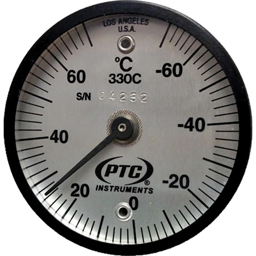 Thermom&egrave;tre de surface magn&eacute;tique, Contact, Analogique, -56.7-21.1°F (-70-70°C) Helyx Safety & Industrial Supplies