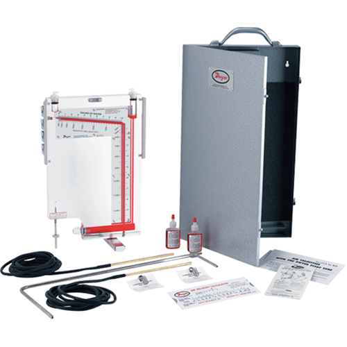 Inclined/Vertical Manometer, Analogue, 0 - 10 in. w.c. Helyx Safety & Industrial Supplies