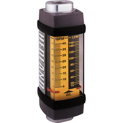 Flow meter 0.2-1.8 GPM water, Analogue Helyx Safety & Industrial Supplies