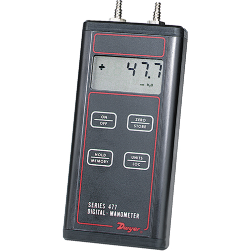 Manometer, Digital, 0 - 10 PSID Helyx Safety & Industrial Supplies