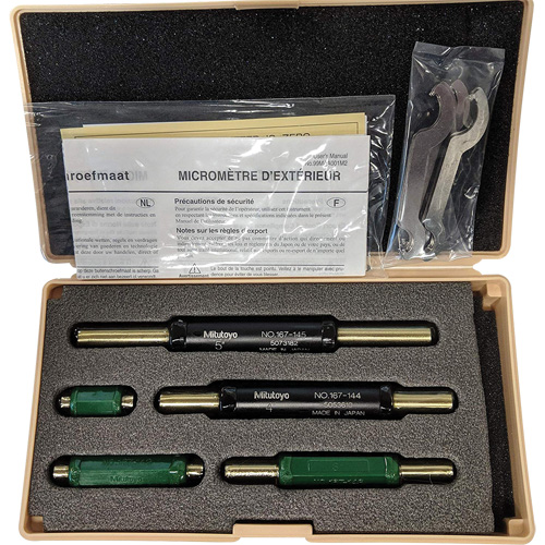 Jeu d'&eacute;talons de r&eacute;glage de goupilles microm&eacute;triques en 5 morceaux Helyx Safety & Industrial Supplies
