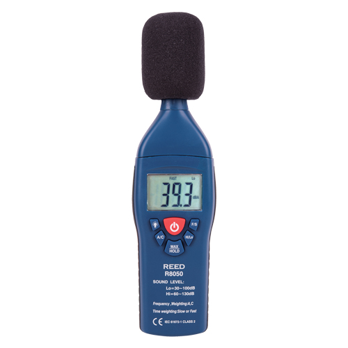 Sonom&egrave;tre avec certificat de calibration, Gamme de mesure 30 - 100 dB/60 - 135 dB Helyx Safety & Industrial Supplies