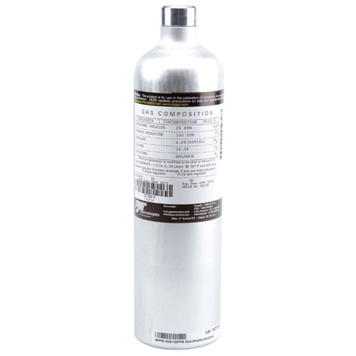 Calibration Testing Gas Cylinder, 1 Gas Mix, H2S, 58 Litres Helyx Safety & Industrial Supplies