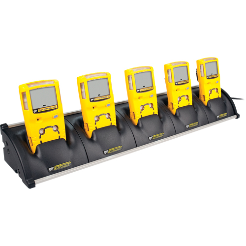 D&eacute;tecteurs multi-gaz GasAlertMicroClip XT BW - Chargeur &agrave; cinq espaces Helyx Safety & Industrial Supplies