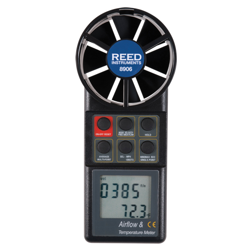 Vane Thermo-Anemometer with Calibration Certificate Helyx Safety & Industrial Supplies