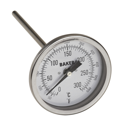 Thermom&egrave;tres bilames, Contact, Analogique, 50-550°F (0-260°C) Helyx Safety & Industrial Supplies
