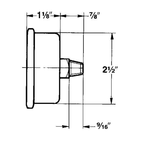 Pressure Gauges, 2-1/2" , 30" Hg-0" Vac., Bottom Mount, Liquid Filled Analogue Helyx Safety & Industrial Supplies