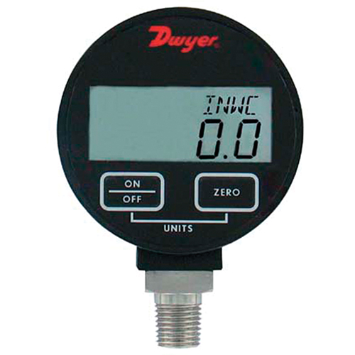 Pressure Gauge, 2-31/50" , 500 psi, Bottom Mount, Digital Helyx Safety & Industrial Supplies