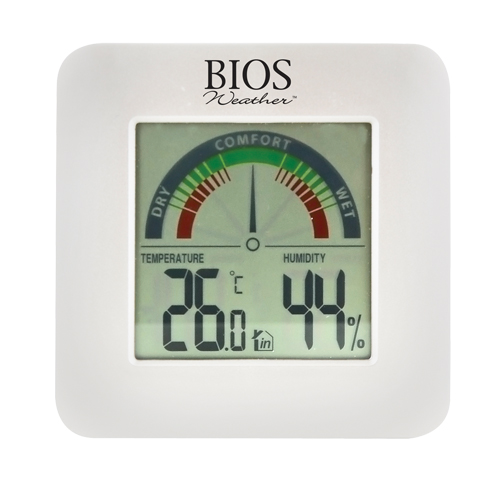 Hygrom&egrave;tres int&eacute;rieurs avec indicateur de confort BIOS, Contact, Num&eacute;rique, -58-158°F (-50-70°C) Helyx Safety & Industrial Supplies