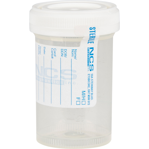 Contenant st&eacute;rile de 90ml, Transparent Helyx Safety & Industrial Supplies