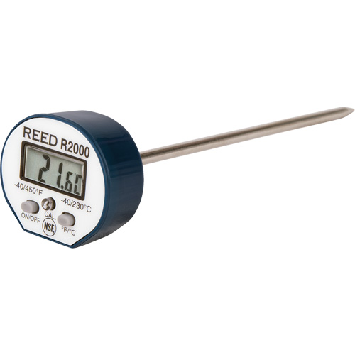 Thermom&egrave;tre, Contact, Num&eacute;rique, -40-450°F (-40-230°C) Helyx Safety & Industrial Supplies