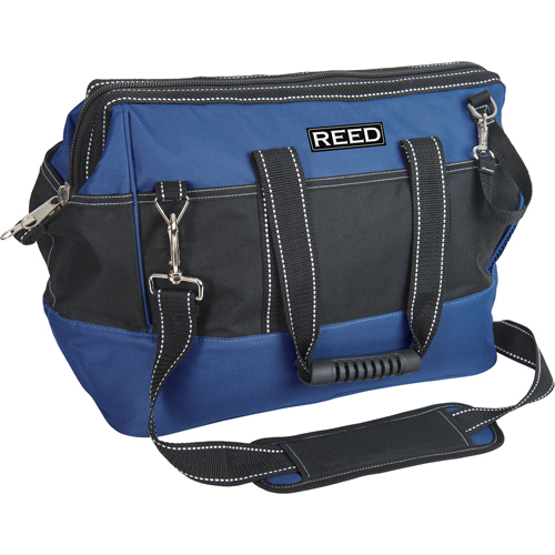 Sac &agrave; outils industriel, Polyester, 33 pochettes, Noir/Bleu Helyx Safety & Industrial Supplies