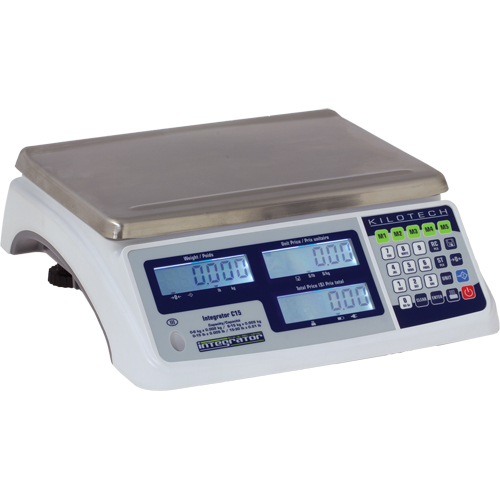 Balance &agrave; calcul de prix Integrator C30, Capacit&eacute; 60 lb / 30 kg, Graduations 0,02 lb / 0,005 kg Helyx Safety & Industrial Supplies