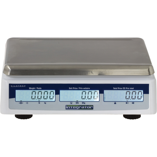 Balance &agrave; calcul de prix Integrator C30, Capacit&eacute; 60 lb / 30 kg, Graduations 0,02 lb / 0,005 kg Helyx Safety & Industrial Supplies