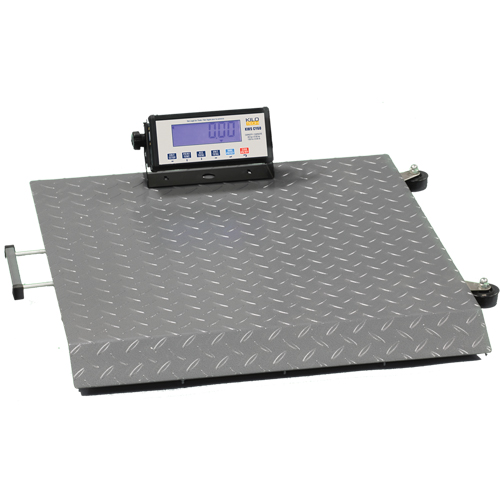 KWS CY-60 Platform Scale, 132 lbs. / 60 kg Capacity, 18" L x 18" W Helyx Safety & Industrial Supplies