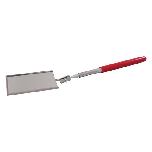 Inspection Mirror, Rectangular, 3-1/2" L x 3-1/2" W, Non Telescopic Helyx Safety & Industrial Supplies