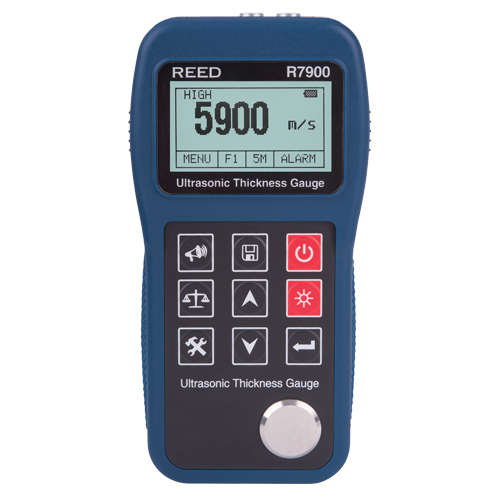 Ultrasonic Thickness Gauge, Digital Display, Ultrasound, 0.03" - 15.7" (0.65 mm - 400 mm) Range Helyx Safety & Industrial Supplies