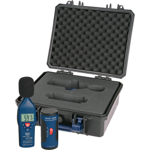 Sound Level Meter and Calibrator Kit, 30 - 130 dB Measuring Range Helyx Safety & Industrial Supplies