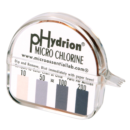 Papier r&eacute;actif Hydrion Chlorine Phydrion CM-240 Helyx Safety & Industrial Supplies