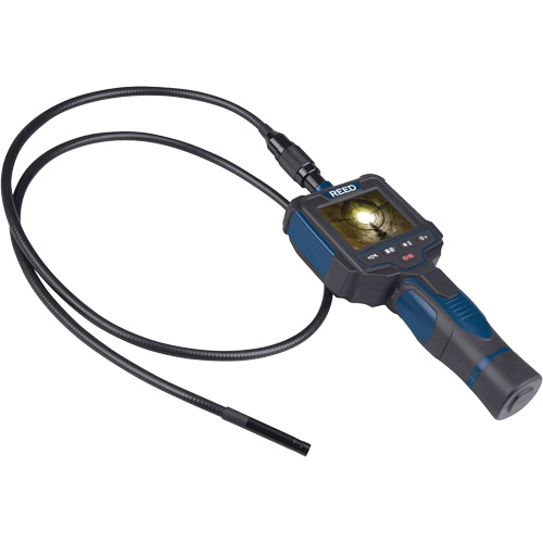Cam&eacute;ra d'inspection endoscope enregistrable, 2,5" Affichage, 640 x 480 pixels, 8 mm (0,31") T&ecirc;te de cam&eacute;ra Helyx Safety & Industrial Supplies