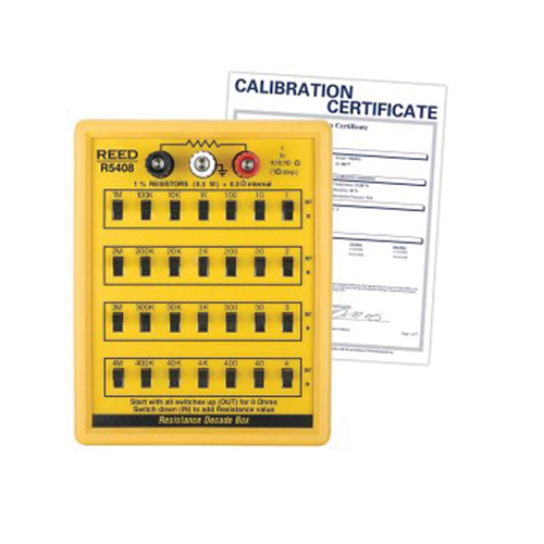 Boîte &agrave; d&eacute;cades de r&eacute;sistance avec certificat de calibration Helyx Safety & Industrial Supplies