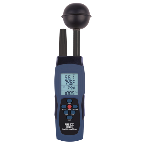 Compteur de contrainte thermique au thermom&egrave;tre-globe mouill&eacute; (WBGT) Helyx Safety & Industrial Supplies