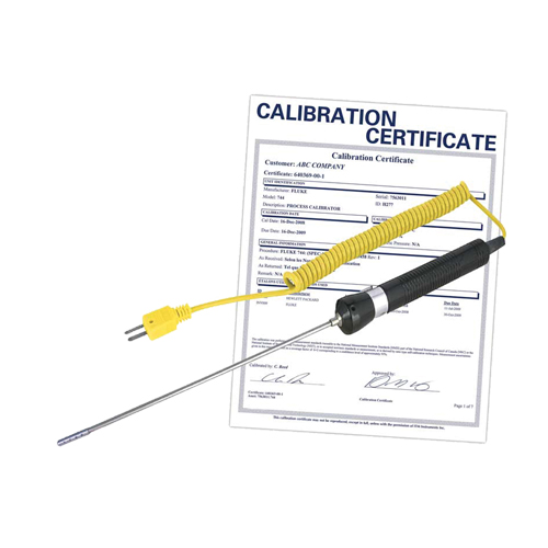 Sonde thermocouple pour l'air/gaz avec certificat de calibration, 900 °C (1652°F) Temp. max. Helyx Safety & Industrial Supplies