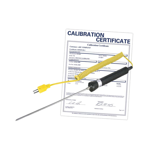 Needle Tip Thermocouple Probe with Calibration Certificate, 600 °C (1112°F) Max. Temp. Helyx Safety & Industrial Supplies