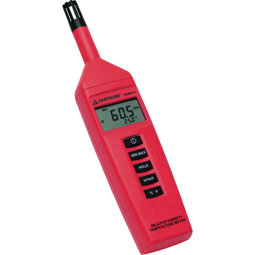 Appareil de mesure de l'humidit&eacute; relative et de la temp&eacute;rature THWD-3 Helyx Safety & Industrial Supplies