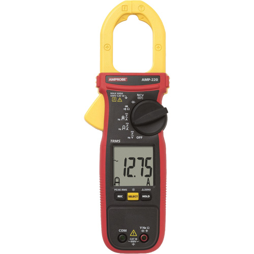 AMP-220 TRMS Clamp Meter, AC/DC Voltage, AC/DC Current Helyx Safety & Industrial Supplies