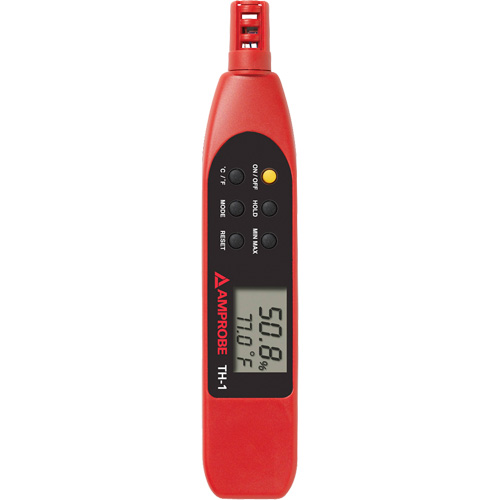 Sonde de temp&eacute;rature et d'humidit&eacute; relative TH-1, 4% - 95% HR, -4°- 122° F ( -20° - 50° C ) Helyx Safety & Industrial Supplies
