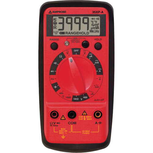 Multim&egrave;tre num&eacute;rique 35XP-A, Tension c.a./c.c., Courant c.a./c.c. Helyx Safety & Industrial Supplies