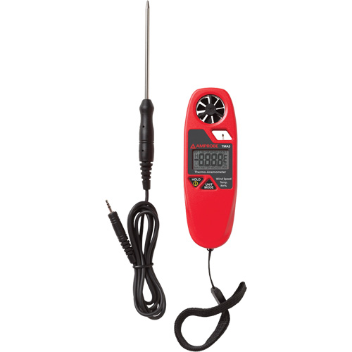 TMA5 Anemometer Thermometer, Not Data Logging, 0.4 - 25 m/sec Air Velocity Range Helyx Safety & Industrial Supplies