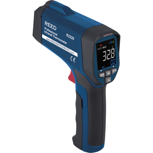 Thermom&egrave;tre &agrave; infrarouge professionnel, -26 - 1472° F ( -32 - 800° C ), 30:1, &eacute;missivit&eacute; Ajustable Helyx Safety & Industrial Supplies
