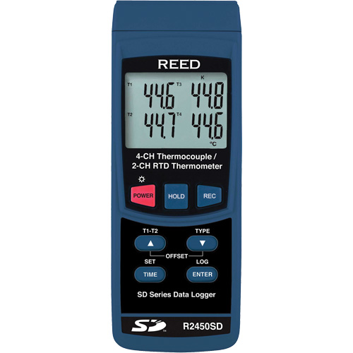 Data Logging Thermocouple Thermometer Helyx Safety & Industrial Supplies