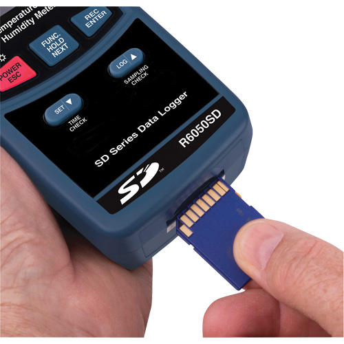 Data Logging Thermo-Hygrometer, 5% - 95% RH, 32° - 122° F ( 0° - 50°C ) Helyx Safety & Industrial Supplies