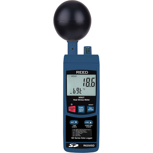 Data Logging Heat Stress Meter Helyx Safety & Industrial Supplies